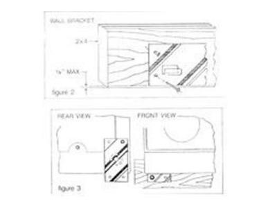 GE  Wall Support Bracket - DWM-2