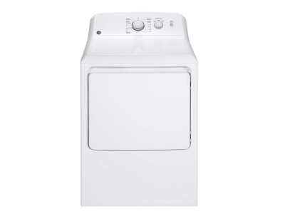 27" GE 6.2 cu.ft Top Load Electric Dryer with SaniFresh Cycle in White - GTX22EBMRWW