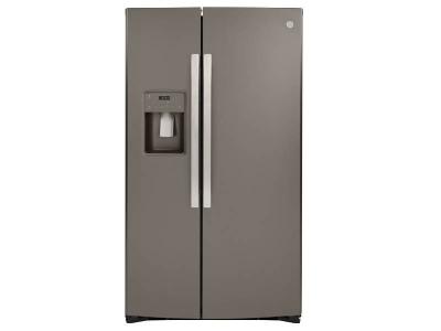 36" GE 21.8 Cu. Ft. Counter Depth Side-By-Side Refrigerator - GZS22IMNES