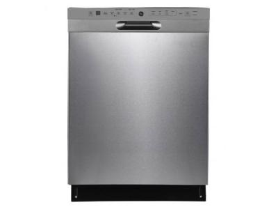 24" GE Built-in Front Control Dishwasher With Stainless Steel Tall Tub in Stainless Steel - GBF655SSPSS