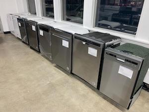 Edmonton Dishwasher Parts - Appliance Kingdom - Row of Dishwashers