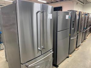Edmonton refrigerators - Appliance Kingdom - Row of refrigerators